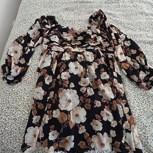 Abercrombie Emerson Balloon Sleeve Mini Dress